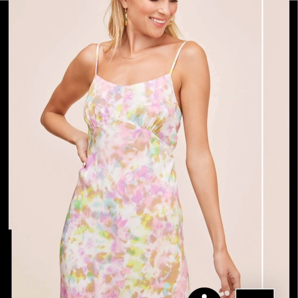 ASTR: CHARISMA TIE DYE MIDI DRESS - Picture 2 of 8